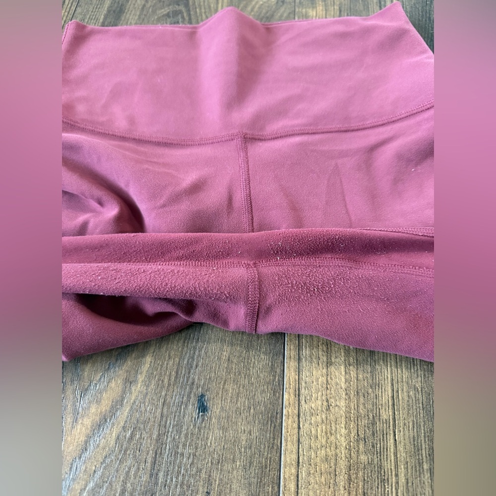 Lululemon Women's Capri Align Leggings Misty Merlot Size 6 High Rise - Picture 3 of 6